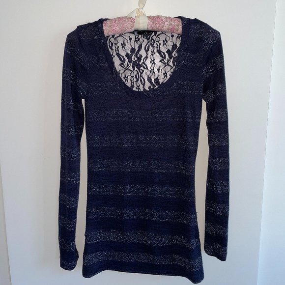 Sparkly/lace tunic style top - Picture 6 of 8